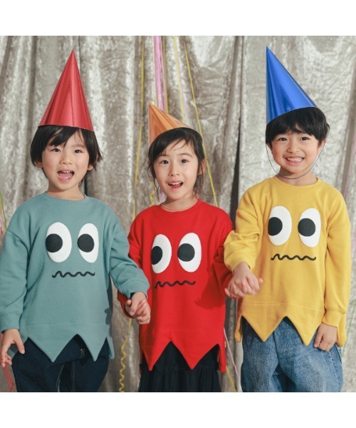 nicohrat(ニコフラート)の「ニコフラート モンスターなりきり トレーナー(スウェット・キッズ・ブルー/ブラック/マスタード/レッド・90cm/100cm/110cm/120cm/130cm/140cm)」の13枚目の写真