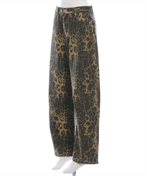 clear（クリア）の「【低身長用サイズ有】ヒョウ柄カーブパンツ[着回し抜群 大人 カジュアル]≪AW新作≫（その他パンツ・レディース・ベージュ・M/XS/S）」の7枚目の写真