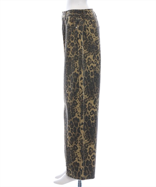 clear（クリア）の「【低身長用サイズ有】ヒョウ柄カーブパンツ[着回し抜群 大人 カジュアル]≪AW新作≫（その他パンツ・レディース・ベージュ・M/XS/S）」の8枚目の写真