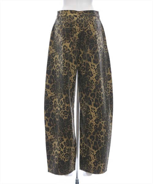 clear（クリア）の「【低身長用サイズ有】ヒョウ柄カーブパンツ[着回し抜群 大人 カジュアル]≪AW新作≫（その他パンツ・レディース・ベージュ・M/XS/S）」の10枚目の写真