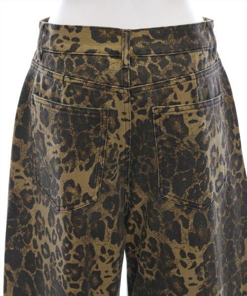 clear（クリア）の「【低身長用サイズ有】ヒョウ柄カーブパンツ[着回し抜群 大人 カジュアル]≪AW新作≫（その他パンツ・レディース・ベージュ・M/XS/S）」の11枚目の写真