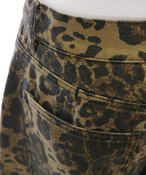 clear（クリア）の「【低身長用サイズ有】ヒョウ柄カーブパンツ[着回し抜群 大人 カジュアル]≪AW新作≫（その他パンツ・レディース・ベージュ・M/XS/S）」の12枚目の写真