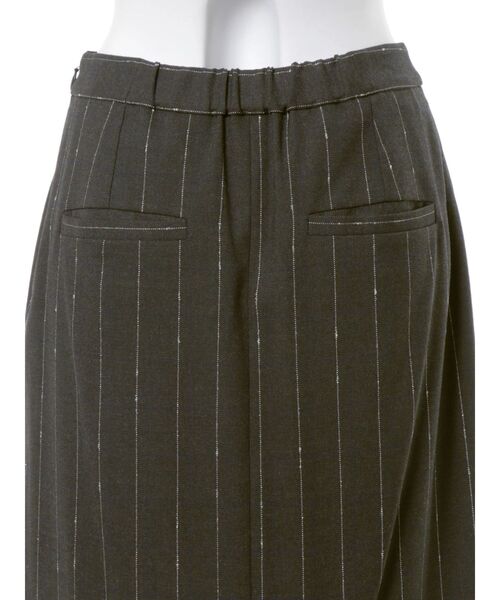 UN3D.（アンスリード）の「LINE CHECK INSERT DESIGN SK / ラインチェックインサートデザインスカート（スカート・レディース・キャメル/グレー・36/38）」の13枚目の写真