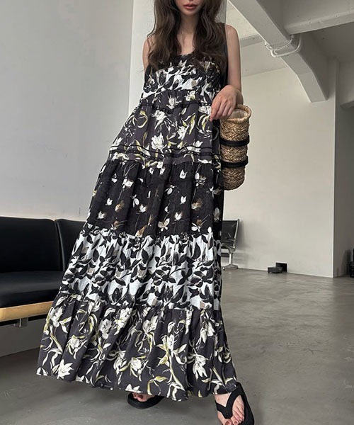 スーツ・フォーマル・ドレス WILLFULLY camisole flower print OP WILLFULLY official web store（ウィルフリーコウシキツウハン）商品