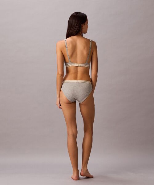 Calvin Klein(カルバン・クライン)の「ビキニショーツ(ショーツ・レディース・ヘザーグレー/ブラック・S/M/L/XS)」の8枚目の写真