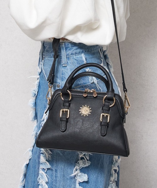 EVRIS（エヴリス）の「【EVRIS/エブリス】SUNNY METAL  アンティーク ハンドバッグ（ボストンバッグ・レディース・グレイッシュベージュ/ブラック/シルバー・FREE）」の8枚目の写真