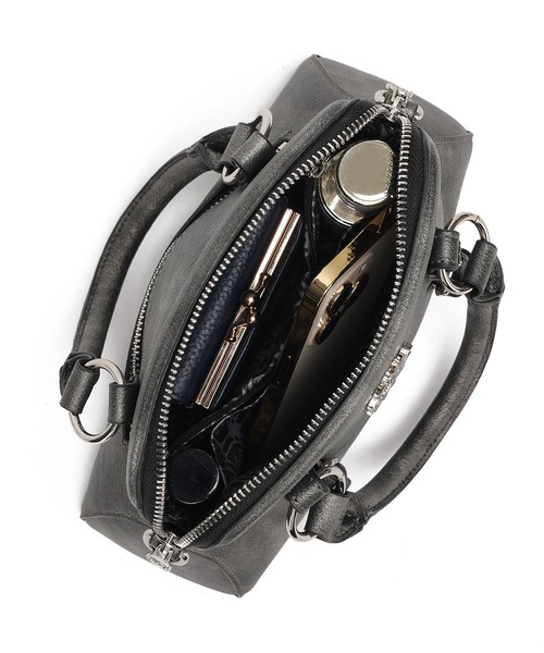 EVRIS（エヴリス）の「【EVRIS/エブリス】SUNNY METAL  アンティーク ハンドバッグ（ボストンバッグ・レディース・グレイッシュベージュ/ブラック/シルバー・FREE）」の18枚目の写真