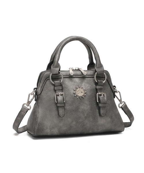 EVRIS（エヴリス）の「【EVRIS/エブリス】SUNNY METAL  アンティーク ハンドバッグ（ボストンバッグ・レディース・グレイッシュベージュ/ブラック/シルバー・FREE）」の22枚目の写真