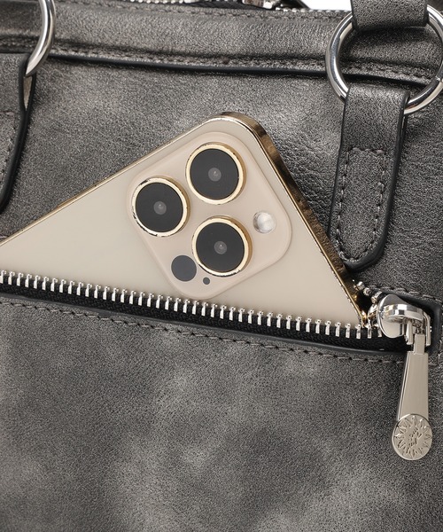 EVRIS（エヴリス）の「【EVRIS/エブリス】SUNNY METAL  アンティーク ハンドバッグ（ボストンバッグ・レディース・グレイッシュベージュ/ブラック/シルバー・FREE）」の10枚目の写真