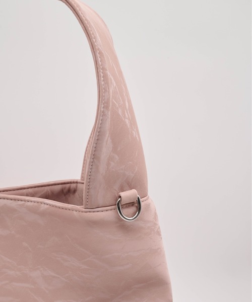 Carmelo（カーメロ）の「Heart handle tote bag / ハートハンドルバッグ（トートバッグ・レディース・ピンク/ブラック・FREE）」の8枚目の写真