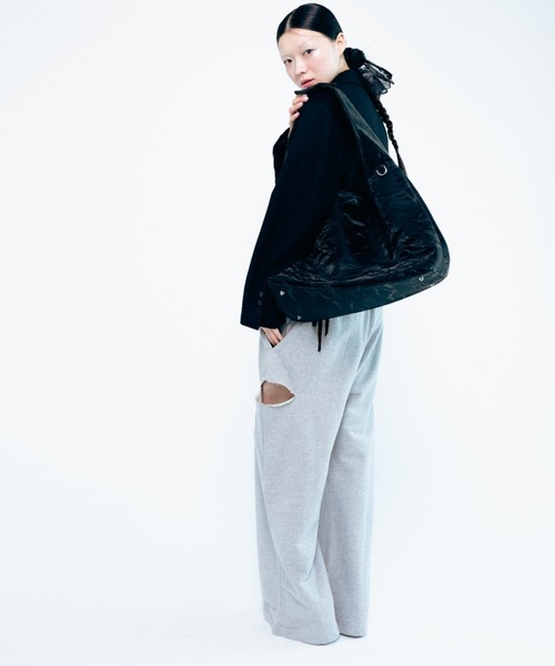 Carmelo(カーメロ)の「Heart Handle Shoulder Bag (pink/black) / ハートハンドルショルダーバッグ(トートバッグ・レディース・ピンク/ブラック・FREE)」の22枚目の写真