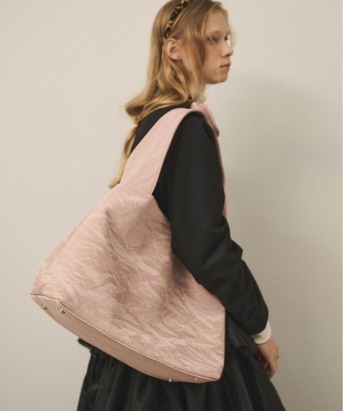 Carmelo（カーメロ）の「Heart handle tote bag / ハートハンドルバッグ（トートバッグ・レディース・ピンク/ブラック・FREE）」の19枚目の写真