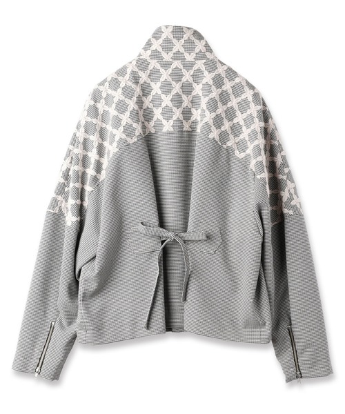 mintdesigns（ミントデザインズ）の「MIX CHECK SHORT COAT（その他アウター・レディース・ブラック/ホワイト・ONESIZE）」の11枚目の写真