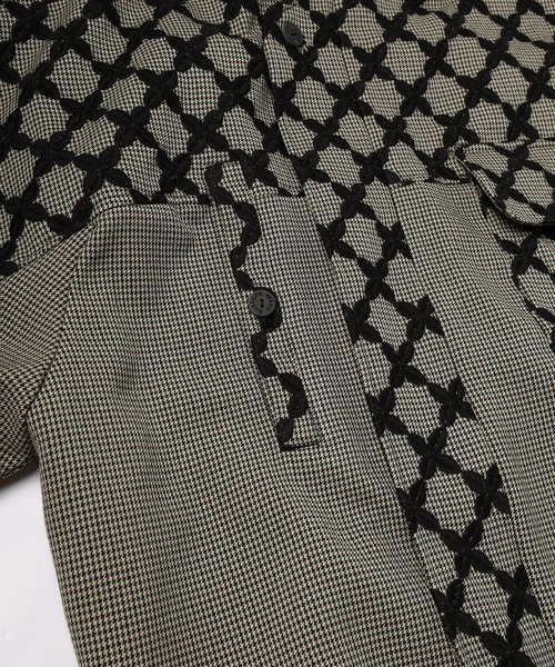 mintdesigns（ミントデザインズ）の「MIX CHECK SHORT COAT（その他アウター・レディース・ブラック/ホワイト・ONESIZE）」の16枚目の写真