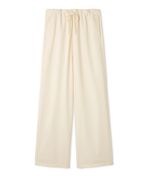 Mila Owen（ミラオーウェン）の「ウエストドロストゴムパンツ（その他パンツ・レディース・キャメル/アイボリー/ブラック・0/1/00）」の2枚目の写真