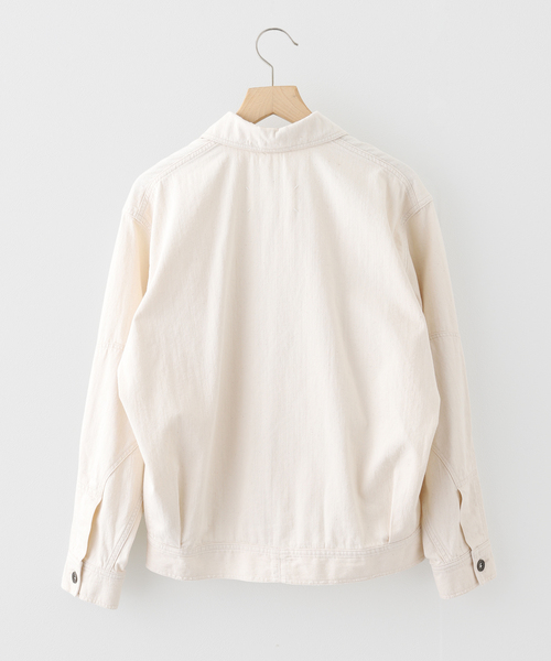 Maison Margiela（メゾンマルジェラ）の「MAISON MARGIELA (メゾン マルジェラ) DENIM SHORT JACKET（デニムジャケット・メンズ・アイボリー・46）」の2枚目の写真