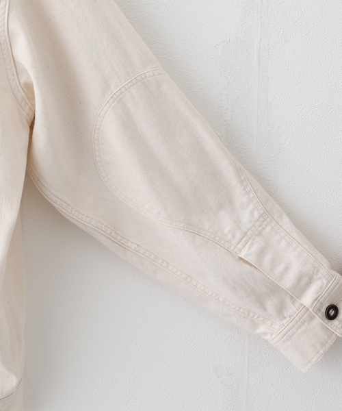 Maison Margiela（メゾンマルジェラ）の「MAISON MARGIELA (メゾン マルジェラ) DENIM SHORT JACKET（デニムジャケット・メンズ・アイボリー・46）」の7枚目の写真