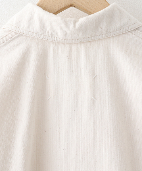 Maison Margiela（メゾンマルジェラ）の「MAISON MARGIELA (メゾン マルジェラ) DENIM SHORT JACKET（デニムジャケット・メンズ・アイボリー・46）」の8枚目の写真