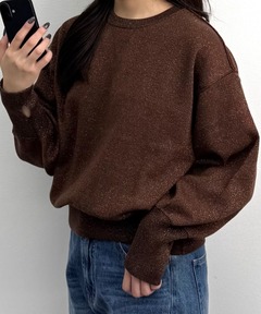 Mallyarn Boyfriend Knit ニットセーター Mallyarn Boyfriend Knit -MOCHA- – OBLIGE