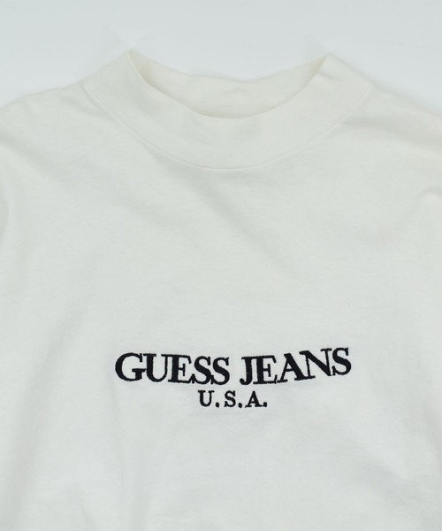 LABORATORY R(ラボラトリーアール)の「【USED】90’s Guess/GEORGES MARCIANO期 ロゴ刺繍 ロングスリーブ Tシャツ USA製(Tシャツ/カットソー・メンズ・ホワイト・MEDIUM)」の8枚目の写真