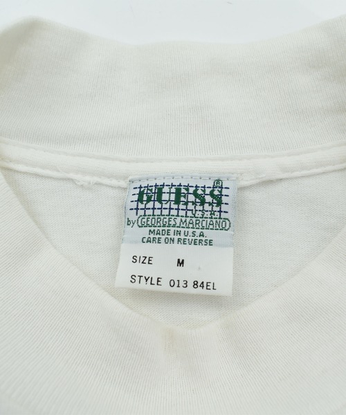 LABORATORY R(ラボラトリーアール)の「【USED】90’s Guess/GEORGES MARCIANO期 ロゴ刺繍 ロングスリーブ Tシャツ USA製(Tシャツ/カットソー・メンズ・ホワイト・MEDIUM)」の3枚目の写真