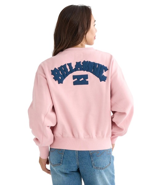 BILLABONG(ビラボン)の「BILLABONG レディース ARCH LOGO LOOSE CROPPED CREW トレーナー 【2025年秋冬モデル】/ビラボンロゴバックプリントスウェットトレーナー(スウェット・レディース・ピンク系その他/ブルー系その他/オフホワイト/アイボリー・MEDIUM)」の20枚目の写真