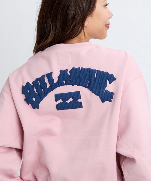 BILLABONG(ビラボン)の「BILLABONG レディース ARCH LOGO LOOSE CROPPED CREW トレーナー 【2025年秋冬モデル】/ビラボンロゴバックプリントスウェットトレーナー(スウェット・レディース・ピンク系その他/ブルー系その他/オフホワイト/アイボリー・MEDIUM)」の22枚目の写真
