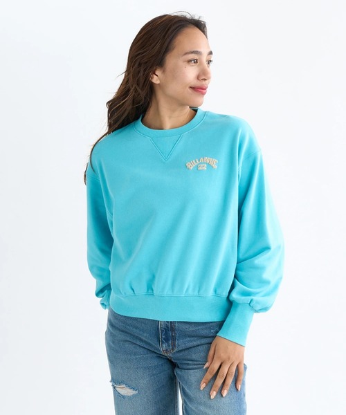 BILLABONG(ビラボン)の「BILLABONG レディース ARCH LOGO LOOSE CROPPED CREW トレーナー 【2025年秋冬モデル】/ビラボンロゴバックプリントスウェットトレーナー(スウェット・レディース・ピンク系その他/ブルー系その他/オフホワイト/アイボリー・MEDIUM)」の16枚目の写真