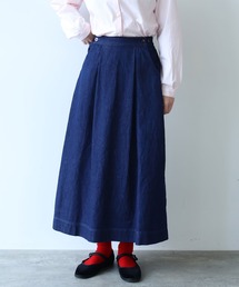 bulle de savon | △8oz ムラ糸デニム スカート(スカート)