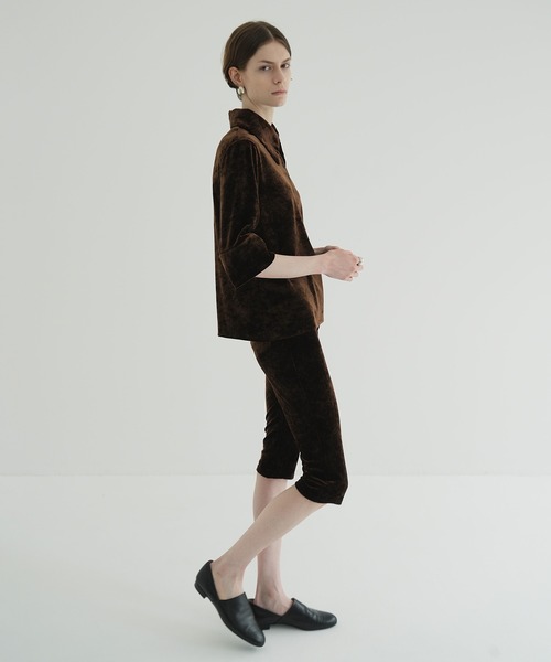 セール】VELOUR CAPRI PANTS（その他パンツ）｜CLANE（クラネ）の