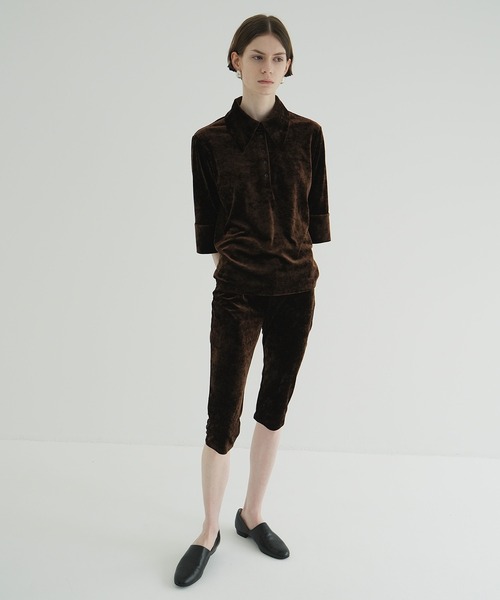 パンツ clane CAPRI RIB PANTS CAPRI RIB PANTS｜SKIRT/PANTS(スカート/パンツ)｜CLANE