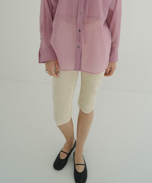 CLANE VELOUR CAPRI PANTS サイズ1 セール】VELOUR CAPRI PANTS（その他パンツ）｜CLANE（クラネ）の