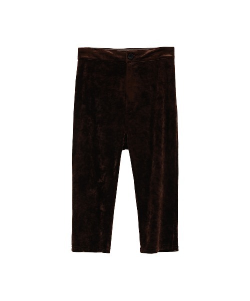 VELOUR CAPRI PANTS（その他パンツ）｜CLANE（クラネ）の