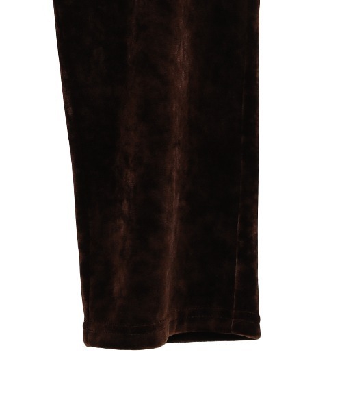 パンツ clane VELOUR CAPRI PANTS VELOUR CAPRI PANTS（その他パンツ）｜CLANE（クラネ）の