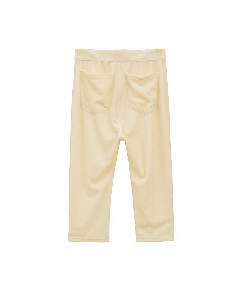 パンツ clane VELOUR CAPRI PANTS CLANE - ベロアカプリパンツ - VELOUR CAPRI PANTS BROWN