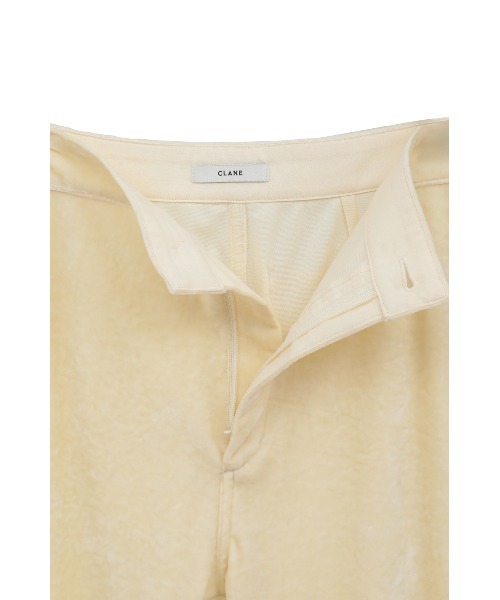 VELOUR CAPRI PANTS（その他パンツ）｜CLANE（クラネ）の