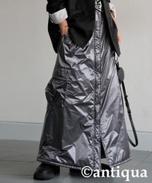 antiqua（アンティカ）の「中綿カーゴスカート（スカート）」