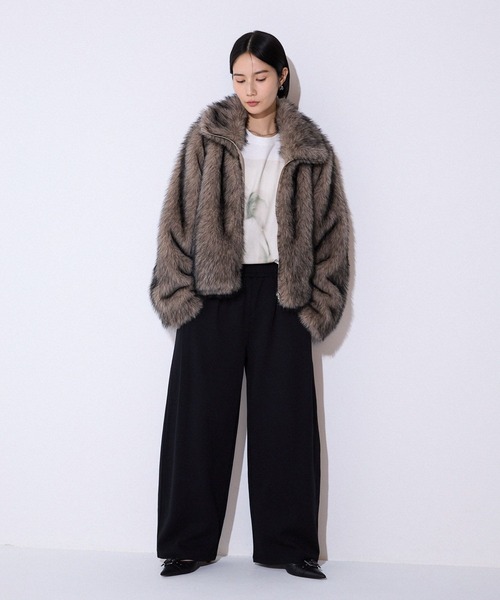 JEANASIS(ジーナシス)の「スウェットコクーンタックパンツ/595303(スウェットパンツ・レディース・ネイビー/オートミール/ブラック/グレー・FREE/SMALL)」の15枚目の写真