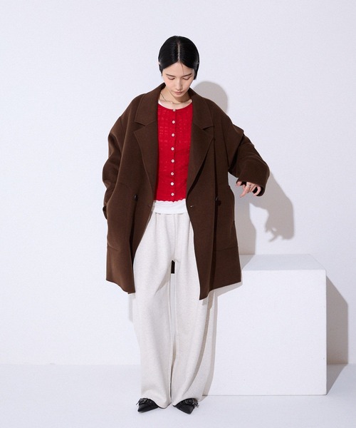 JEANASIS(ジーナシス)の「スウェットコクーンタックパンツ/595303(スウェットパンツ・レディース・ネイビー/オートミール/ブラック/グレー・FREE/SMALL)」の13枚目の写真