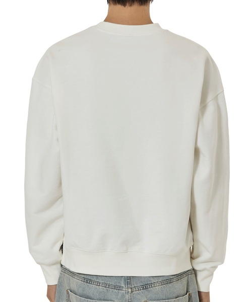 OY(オーワイ)の「『OY/オーワイ』TAPE DOLLY CREWNECK/テープオードリー クルーネック(スウェット・レディース・ホワイト/ブラック・L/M)」の8枚目の写真