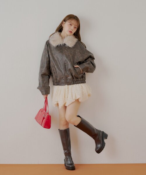 セール】裾バルーンレースミニスカート（スカート）｜Chico（チコ）の