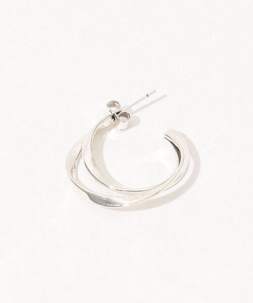 PHILIPPE AUDIBERT（フィリップ オーディベール）の「【別注】PHILIPPE AUDIBERT Hoop ピアス（ピアス（両耳用）・レディース・シルバー・FREE）」の3枚目の写真