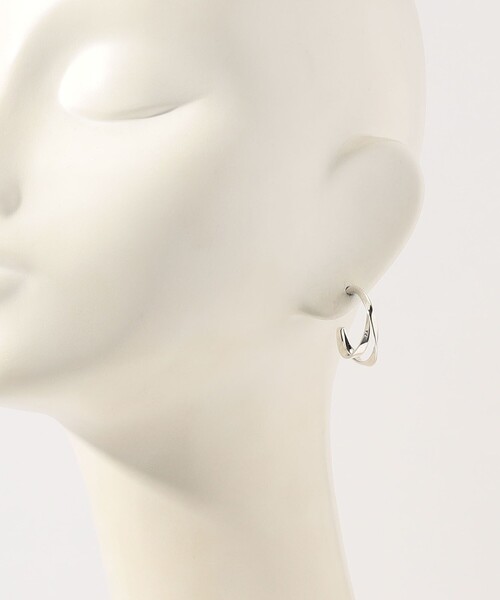 PHILIPPE AUDIBERT（フィリップ オーディベール）の「【別注】PHILIPPE AUDIBERT Hoop ピアス（ピアス（両耳用）・レディース・シルバー・FREE）」の5枚目の写真
