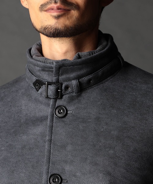 NICOLE CLUB FOR MEN(ニコルクラブフォーメン)の「ダウンファブリック アラカルトスタンドコート(その他アウター・メンズ・ブラック/ネイビー/チャコール・X-LARGE/MEDIUM/LARGE)」の19枚目の写真