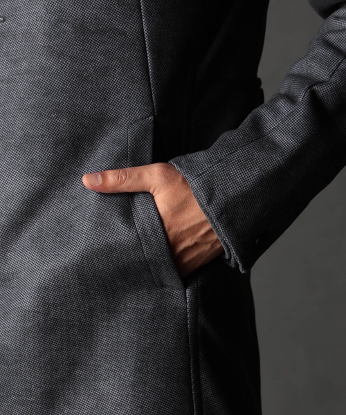 NICOLE CLUB FOR MEN(ニコルクラブフォーメン)の「ダウンファブリック アラカルトスタンドコート(その他アウター・メンズ・ブラック/ネイビー/チャコール・X-LARGE/MEDIUM/LARGE)」の22枚目の写真