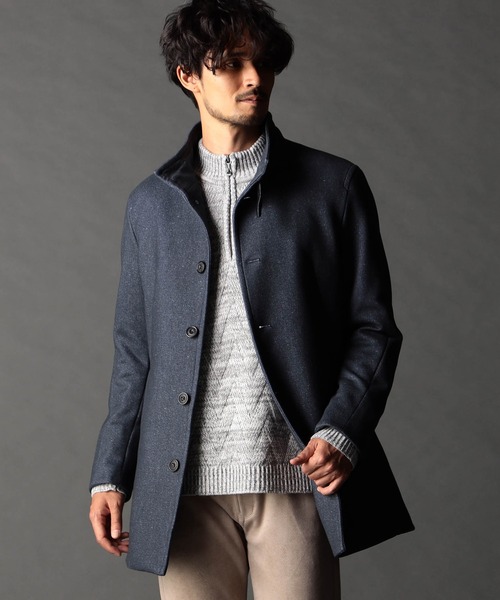 ニコルクラブフォーメン（NICOLE CLUB FOR MEN）/ダウンファブリック アラカルトスタンドコート ダウンファブリック アラカルトスタンドコート（その他アウター