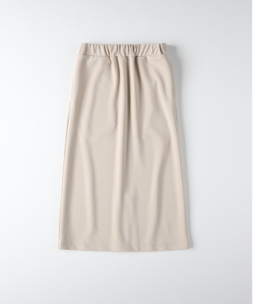 MPS（エムピーエス）の「【MPS】カットジョーゼットＩラインスカート（親子でお揃い）ウエストゴム / ストレッチ（スカート・キッズ・イエロー/ダークグレー/ブラック/ライトベージュ・120/130/140/110）」の4枚目の写真