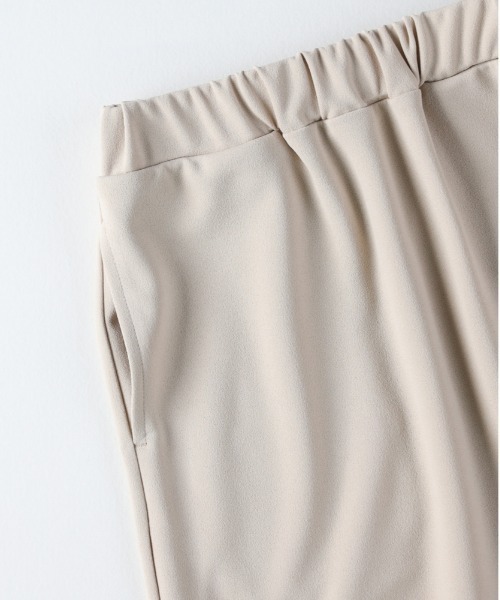 MPS（エムピーエス）の「【MPS】カットジョーゼットＩラインスカート（親子でお揃い）ウエストゴム / ストレッチ（スカート・キッズ・イエロー/ダークグレー/ブラック/ライトベージュ・120/130/140/110）」の6枚目の写真