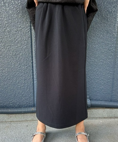 MPS（エムピーエス）の「【MPS】カットジョーゼットＩラインスカート（親子でお揃い）ウエストゴム / ストレッチ（スカート・キッズ・イエロー/ダークグレー/ブラック/ライトベージュ・120/130/140/110）」の14枚目の写真