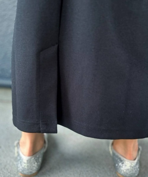 MPS（エムピーエス）の「【MPS】カットジョーゼットＩラインスカート（親子でお揃い）ウエストゴム / ストレッチ（スカート・キッズ・イエロー/ダークグレー/ブラック/ライトベージュ・120/130/140/110）」の15枚目の写真